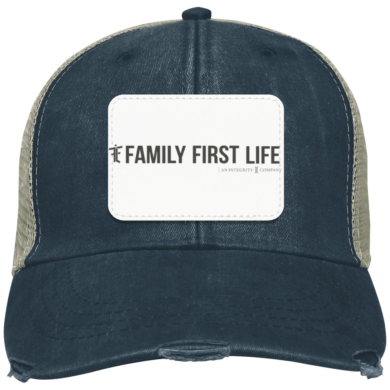 Family First Logo Distressed Ollie Cap